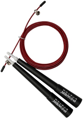 Power System Švihadlo CROSSFIT JUMP ROPE - černá