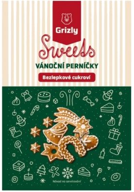 Grizly Sweets Směs na vánoční perníčky bezlepkové 560 g