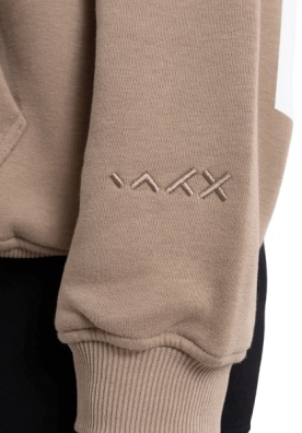 Exalted Dámská Comfy-Nest ORIGINAL OVERSIZED mikina hnědá - L