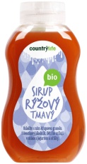 Country life BIO Sirup rýžový tmavý 250 ml