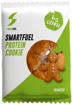 SmartFuel protein cookies 75 g - Kokos/bílá čokoláda a malinová náplň