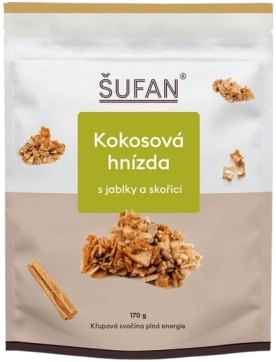 Šufan Kokosová hnízda 170 g - s kešu