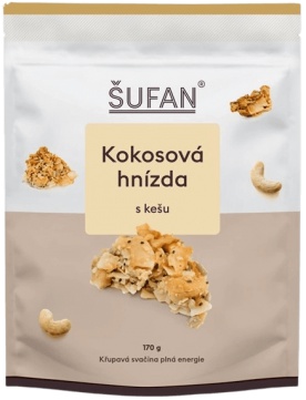 Šufan Kokosová hnízda 170 g - s jablky