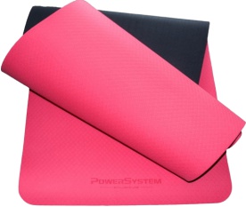 Power System Podložka na jógu YOGA MAT PREMIUM - růžová