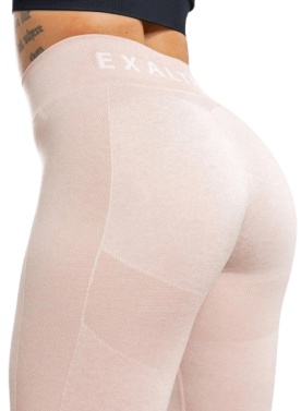 Exalted Dámské bezešvé legíny Infinity candy pink marl - XS
