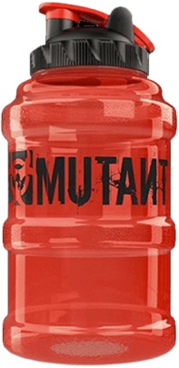 Mutant Mega Mug 2,6 litru - červený/průhledný