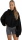 Exalted Dámská OVERSIZED mikina Comfy-Nest™ černá - S