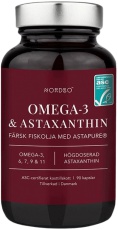 Nordbo Omega 3 & Astaxanthin 90 kapslí