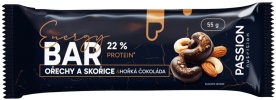 Passion Nutrition Protein Energy Bar 55 g - Arašídové brownie/ čokoláda