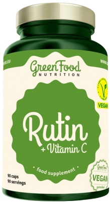 GreenFood Rutin + Vitamin C 60 kapslí