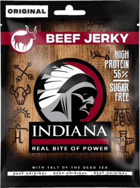 Indiana Jerky sušené maso 60g - Krůtí VÝPRODEJ