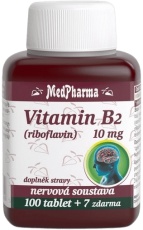 MedPharma Vitamin B2 (riboflavin) 10 mg 107 tablet