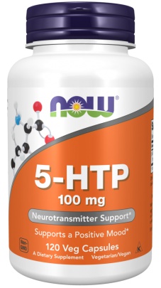 Now Foods 5-HTP 100 mg 60 kapslí