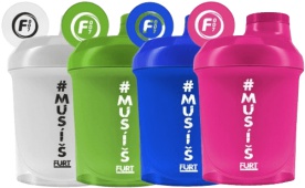 Fitness007 šejkr #musíšfurt 300 ml - bílá