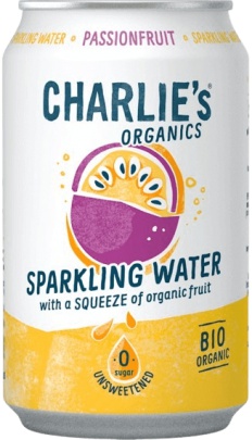 Charlie's Organics sycená pitná voda 330 ml - grepová šťáva