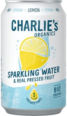 Charlie's Organics sycená pitná voda 330 ml - marakujová šťáva
