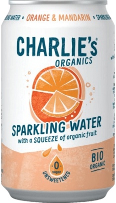 Charlie's Organics sycená pitná voda 330 ml - marakujová šťáva
