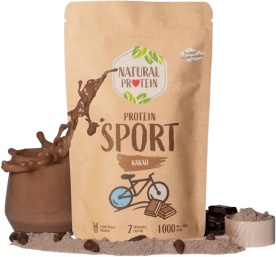 Natural Protein Sport 350 g - banán