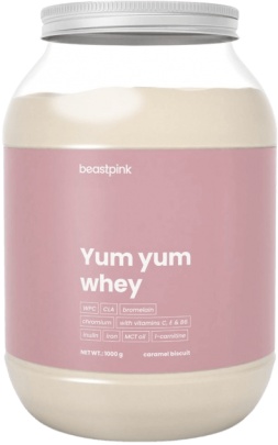 BeastPink Protein Yum Yum Whey 1000 g - bílá čokoláda/kokos