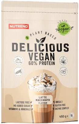 Nutrend Delicious Vegan Protein 450 g - Latte Macchiato