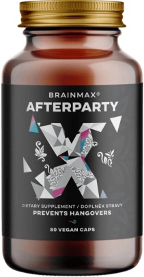 BrainMax AFTERPARTY, Bojovník za rána bez těžkých kocovin! 80 kapslí