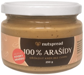 Nutspread 100% ořechové máslo 250 g - vlašské ořechy