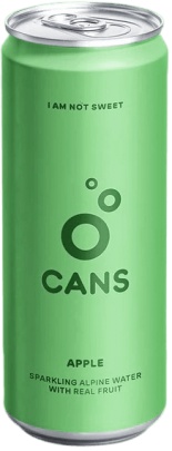 Cans jemně perlivá alpská voda 330 ml - citron/ limetka