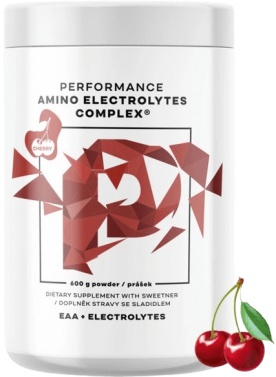BrainMax Performance Amino Elektrolyt Komplex 600 g - třešeň