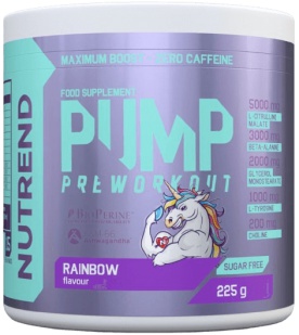 Nutrend Pump 225 g + N1 PRE-WORKOUT 17g - modrá malina ZDARMA