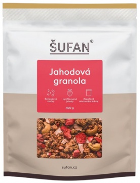 Šufan Granola 400 g - jahodová PROŠLÉ DMT 9.2.2025