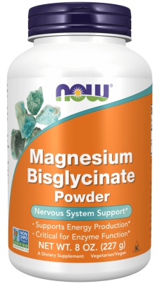 Now Foods Magnesium Bisglycinate Powder 227 g