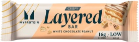 Myprotein Layered Crispy Protein Bar 58 g - čokoláda/ karamel VÝPRODEJ 8.2025