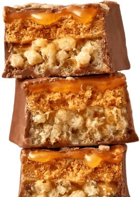 Myprotein Layered Crispy Protein Bar 58 g - čokoláda/ karamel VÝPRODEJ 8.2025