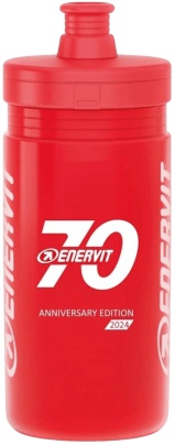 Enervit Sportovní lahev 500 ml - červenoprůhledná