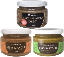 Nutspread 100% ořechové máslo 250 g - vlašské ořechy