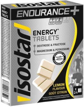 Isostar ENDURANCE+ ENERGY TABLETS 24x4g - CITRON