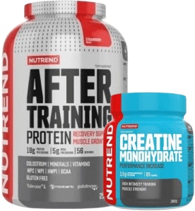Nutrend After Training Protein 2520 g - vanilka + Creatine Monohydrate 300 g AKCE