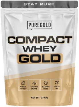 PureGold Compact Whey Protein 1000 g - vanilkový milkshake