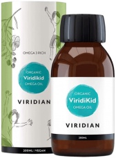 Viridian Viridikid Bio Omega 3 olej pro děti 200 ml