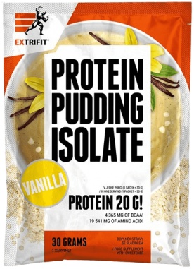 Extrifit Protein Pudding Isolate 30 g - čokoláda
