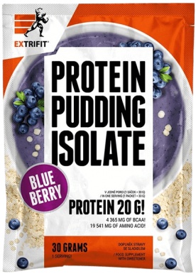 Extrifit Protein Pudding Isolate 30 g - čokoláda