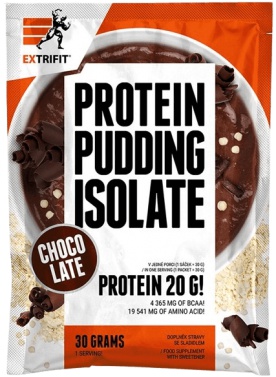 Extrifit Protein Pudding Isolate 30 g - čokoláda