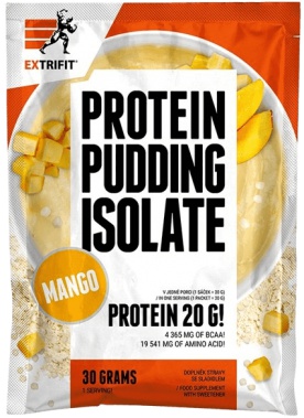 Extrifit Protein Pudding Isolate 30 g - čokoláda