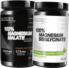 Prom-in 100% Magnesium Malate 324 g + 100% Magnesium Bisglycinate 390 g ZDARMA
