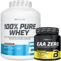 BioTechUSA 100% Pure Whey 2270 g + BiotechUSA EAA Zero 350 g ZDARMA