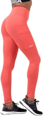 Nebbia High Waist Fit&Smart legíny 505 peach - L