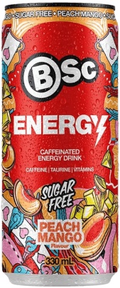 BSC Nutrition Energy drink 330 ml - jablko/ rebarbora VÝPRODEJ 3.10.2026