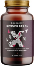 BrainMax Trans-Resveratrol resveratrol 500 mg 60 rostlinných kapslí