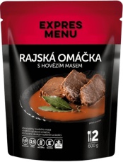 Expres menu Rajská omáčka s hovězím masem 600g