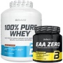 BioTechUSA 100% Pure Whey 2270 g + BiotechUSA EAA Zero 350 g ZDARMA